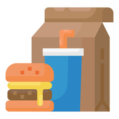 burger flat icon