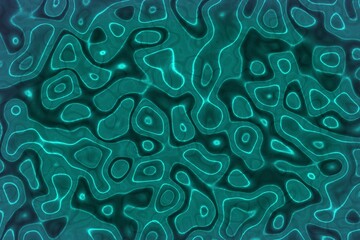 cute artistic light blue abstraction power shapes computer art background illustration