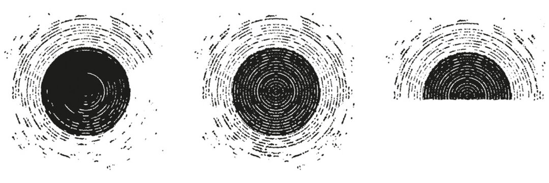 TEXTURE DE LIGNES CIRCULAIRES