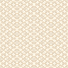 Background pattern with decorative ornament on a beige background, wallpaper. Seamless pattern, texture