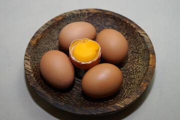 eggs in a basket