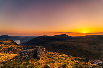 Sunset at Yewbarrow