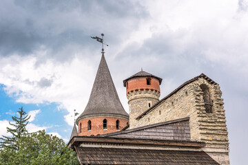 Fototapeta na wymiar View of old castle 