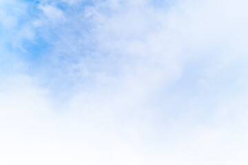 Summer cloud background Spring clouds are bright, easy on the eyes.