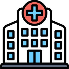 Obraz premium Hospital icon, Vaccine Development related vector