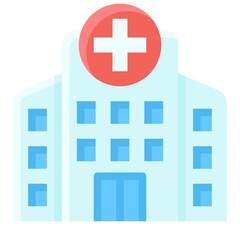 Obraz premium Hospital icon, Vaccine Development related vector