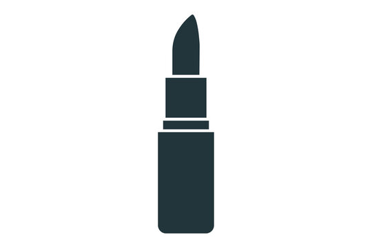 Lipstick. Simple icon. Flat style element for graphic design. Vector EPS10 illustration.