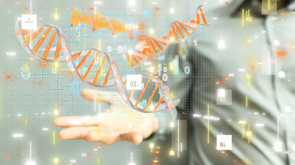 Fototapeta premium Medicine and innovation concept 3d.
