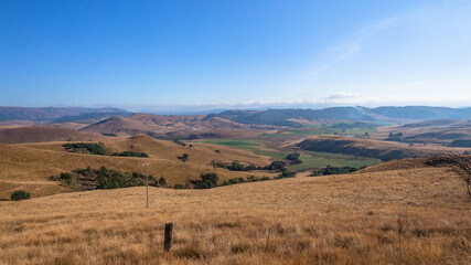 Mountains Valley Farming Landscape Panoramic