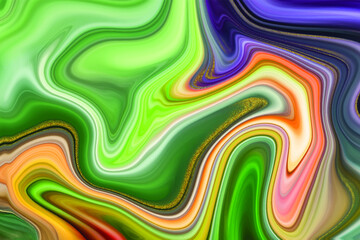 Colorful ink water. Marble texture. Abstract vector background. with beautiful fantasy ink patterns. Liquid paint. Fluid art.