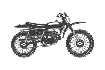 Isolated motorcycle icon