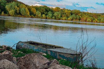boat on the river