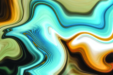 Colorful ink water. Marble texture. Abstract vector background. with beautiful fantasy ink patterns. Liquid paint. Fluid art.