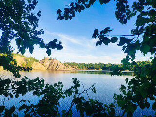 lake in the forest