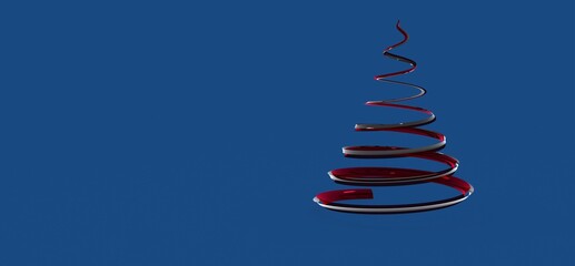 weihnachten weihnachtsbaum modern illustration 3d