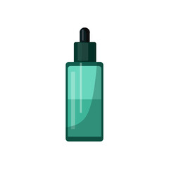 Skin care serum. Vector cartoon illustration.