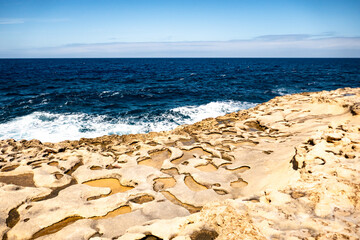 Panorama of the Mediterranean coast