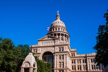Fototapeta na wymiar Texas State Capitol Building in Austin, TX, USA,