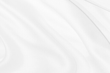 Fototapeta premium white fashion textile smooth abstract beauty clean and soft fabric textured. free style shape decorate background