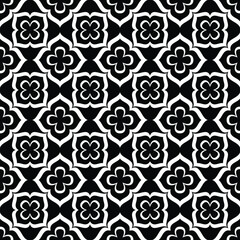 Abstract background with Black and white geometric pattern vector illustration.