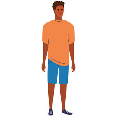 Fototapeta premium young man afro