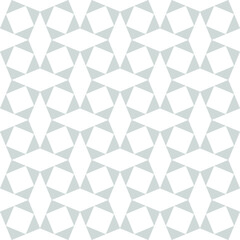 Abstract geometric seamless pattern with square gray and white vector background