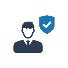 Man security icon