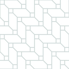 Fototapeta premium Seamless vector background. The geometric pattern by stripes, lines, rhombuses.