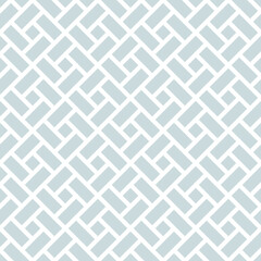 Abstract geometric pattern with stripes, lines. Seamless vector background. White and grey ornament. Simple lattice graphic design.