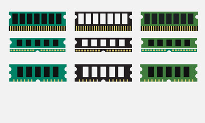 RAM,RAM icon,RAM vector,random access memory,random access memory vector,random access memory icon