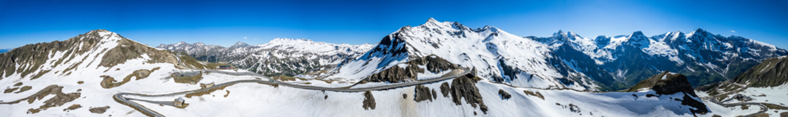 landscape at the Grossglockner Mountain in Austria