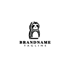 cute sloth logo icon design vector vector illustration