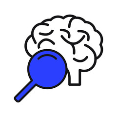 Brain icons symbol vector elements for infographic web