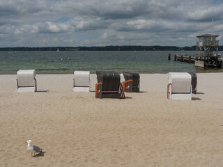 Das Schloß und der Strand von Glücksburg