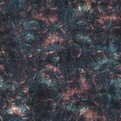 Seamless blue pink cream and navy surface pattern. High quality illustration. Overlaid and multiplied distressed and grungy worn abstract design for print. Detailed artistic repeat tile swatch.