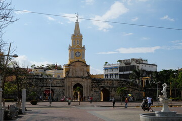 Fototapeta premium Tor Del Rolog, Cartegena clock tower