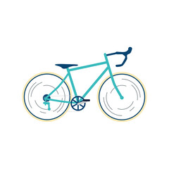 Fototapeta premium Isolated road bike Healthy lifestyle