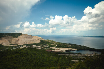view of the city of the sea