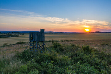 Hunters lookout in the sunset