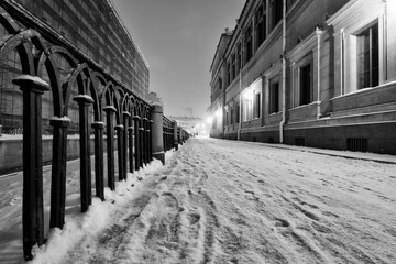 Classical architecture of St. Petersburg.