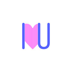 ILLUSTRATION WORD I LOVE U TEMPALTE DESIGN VECTOR