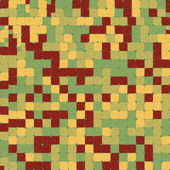 Abstract Geometric Pattern generative computational art illustration