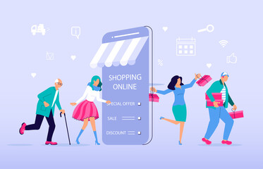 Ecommerce retail for customer application