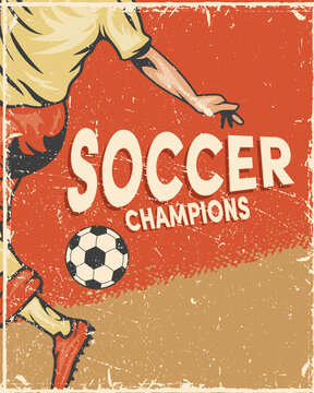 soccer champions poster