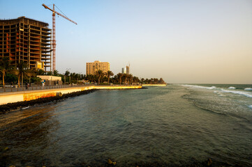 Jeddah Water front , one of the most beautiful beach