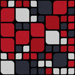 Abstract Geometric Pattern generative computational art illustration