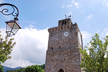 La Torre Carolingia nella frazione di Costa, in LIguria.