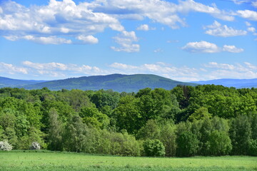 Obraz premium Pogorze Slaskie Beskid Maly, pogórze