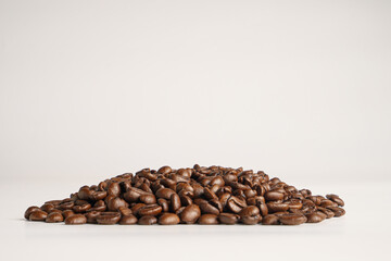 black coffee isolated on white background