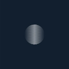 abstract blue globe